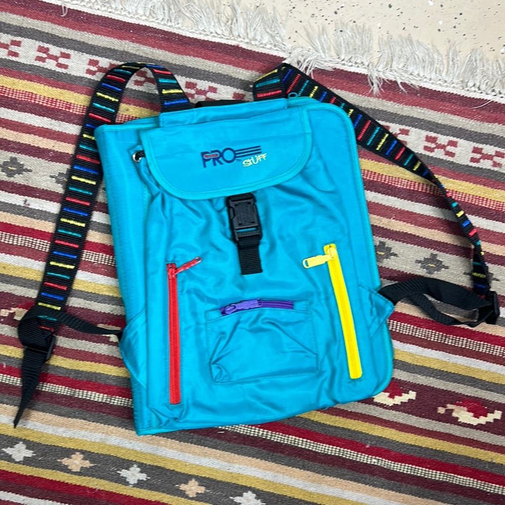 Vintage Pen-Tab Pro Stuff 3-ring binder backpack
